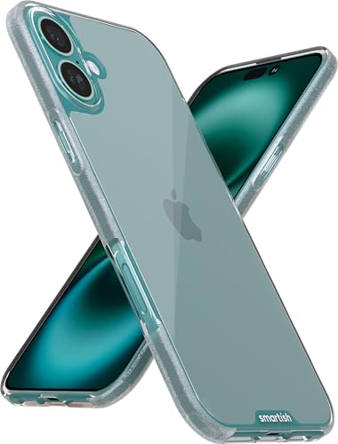 Image of Smartish iPhone 16 Plus Clear Case - Gripmunk [Lightweight + Protective] Slim Drop Tested Ultra Thin Grip Cover for Apple iPhone 16 Plus - Clearly Clear