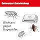 SWISSINNO Ungezieferfalle inkl. Lebensmittel-Köder für Monitoring - Gegen Schaben, Käfer, Silberfische, Kellerasseln oder Spinnen - 2 Fallen