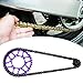 TTETTZ 10T Front Gear 1:4 Scale RC Motorcycle Roller Chain Parts Professional Sturdy Replaces Front Gear 10T for 1:4 Motorcycle, Purple