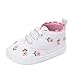 Baby Schuhe Auxma Baby Mädchen erste Wanderschuhe Segeltuchschuh Anti-Rutsch-Soft-Sole-Kleinkind-Turnschuhe Für 3-18 Monate (6-12 M, Weiß)