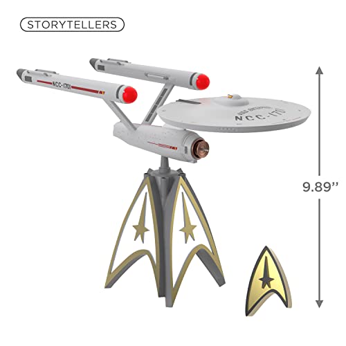 Hallmark Keepsake 2020, Star Trek U.s.s. Enterprise Storytellers Musical Christmas Tree Topper With Light, Star Trek Tree Topper (0001Qxi6004) #TOP4