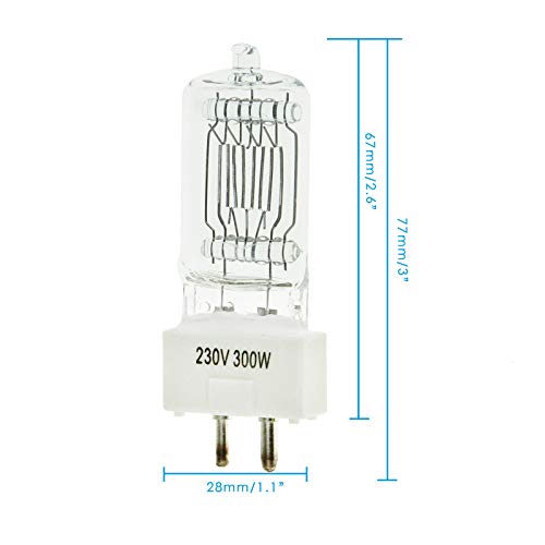 300W Bulb For Fresnel Tungsten Video Continuous Lighting Pro Video, 1*300W - Image 4