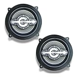 Par alto falante triaxial Leson 4 polegadas som automotivo