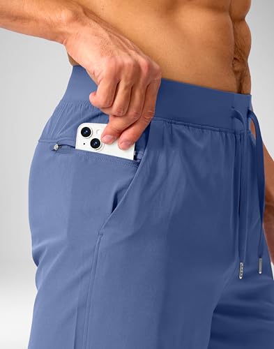 Image of Soothfeel Men's Running Shorts with Zipper Pockets 9 inch / 7 inch / 5 inch Quick Dry Eight Basketball Gym Workout Athletic Shorts