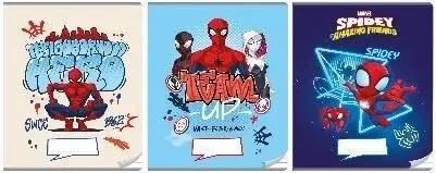 Cuaderno A4 3 líneas Spider Man ideal para caligrafía infantil en el colegio y casa