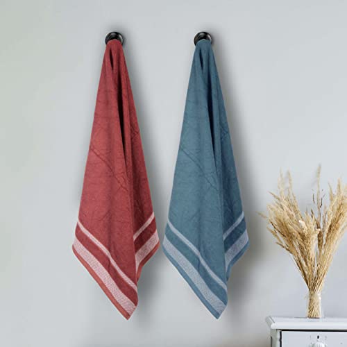 Image of Zero Twist Bamboo Towels for Bath Large Size | Ultra Soft, Highly Absorbent,Quick Dry, Anti Bacterial Bamboo Bath Towel for Men & Women || 450 GSM, 29 x 59 Inches Pack of 2