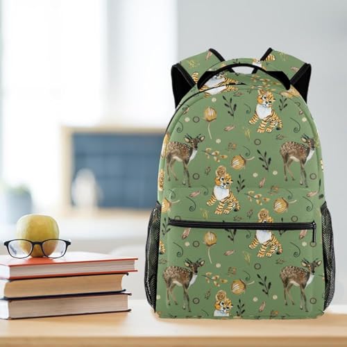 Sac à dos d'école multicolore pour ordinateur portable et voyage décontracté - 5
