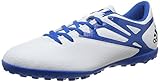 synthetic, synthetic leather adidas Performance Messi15.4 TF Herren Fußballschuhe, WeiÃ?/Blau/Schwarz, 41 1/3