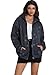 Tuislay Women Star Graphic Zip Up Hoodies Y2k for Teen Girls Oversized Streetwear E-Girl 90s Baggy Grunge Sweatshirt Jacket (Gray,S)