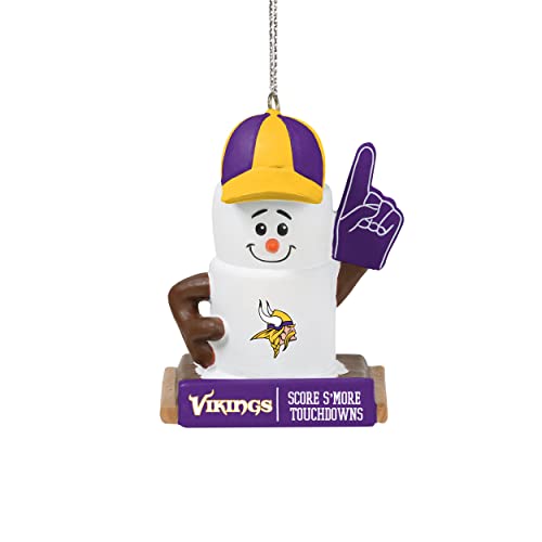 NFL Minnesota Vikings 2016 Smores Ornament, Purple, One Size