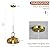 LBSQJ Brown Glass Pendant Lights Kitchen Island Gold Pendant Light Fixtures Adjustable Height Modern Pendant Lighting for Bedroom Dining Room (1-Pack)