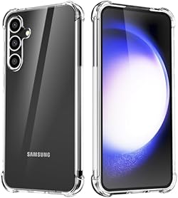 Migeec for Samsung Galaxy S23 FE Clear Case Shockproof Phone Cover Protective Phone Case