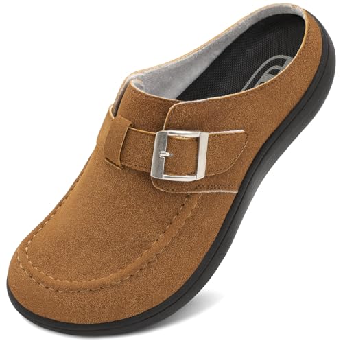 JOINFREE Womens Comfort Clogs Slippers Wide Diabetic Mules