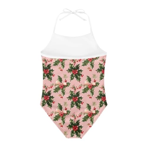 Image of Cute Christmas One-Piece Swimsuits Beach Swimwear Bathing Suit for 3-10 Years Girls