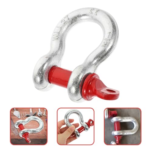 CLISPEED Manilha De Âncora 2 Peças Manilha De Pino De Parafuso Manilha Resistente Anel D 1/2