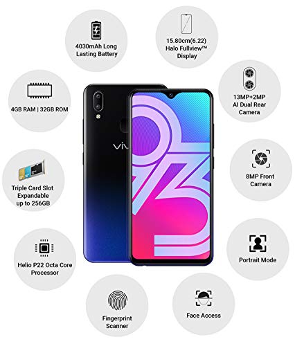 Image of Vivo Y93 1815 (Starry Black, 4GB RAM, 32GB Storage)
