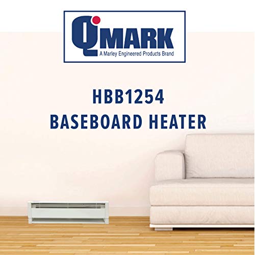 Marley Hbb1254 Liquid Filled Electric Hydronic Baseboard Heater, Navajo White #TOP2