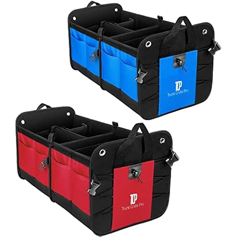 TRUNKCRATEPRO Save 15 per cent off Bundle 2 trunk organizer (red, blue) Cover
