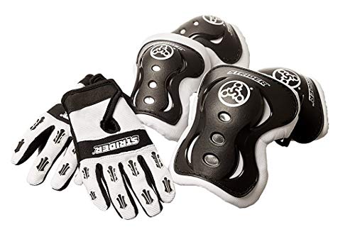 bike gloves and knee pads