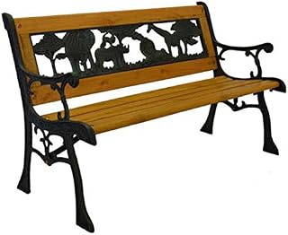 HGC Home and Garden Junior Safari Kids Park Bench