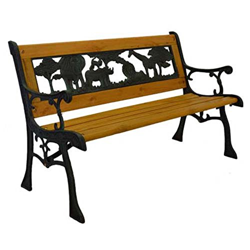 HGC Home and Garden Junior Safari Kids Park Bench