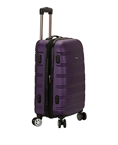 Rockland F160-PURPLE Melbourne Hardside Expandable Spinner Wheel Luggage, Purple, 3-Piece Set thumb #1