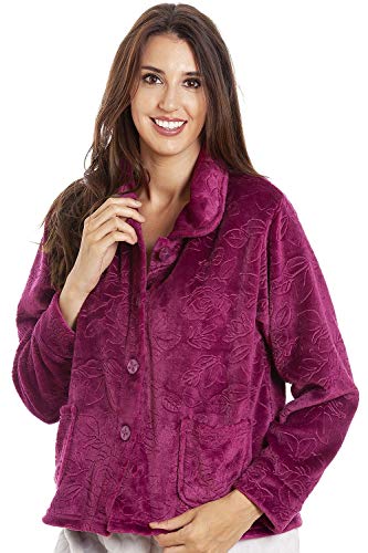Camille Bouton Femme Jusqu’à Rose Vestes De Lit en Relief 38-40 Burg