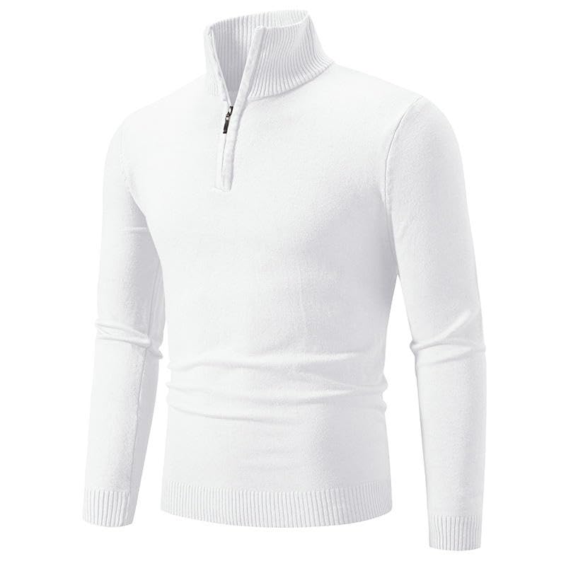 Pull à fermeture éclair confortable pour vos sorties casual d'hiver - 7