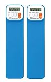 Mark-My-Time Digital Bookmark- Neon Blue 2 pack , VALUE PACK!