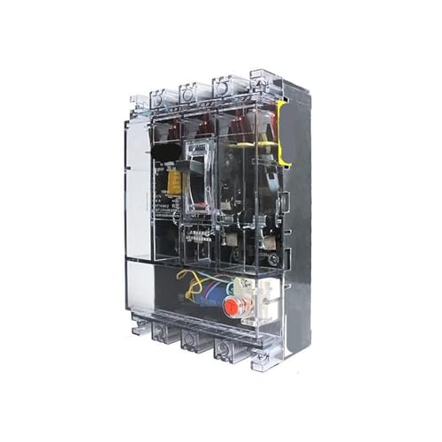 Disjoncteur fuite différentiel DZ20L 160A 100mA boîtier plastique transparent triphasé 4300