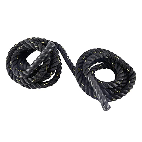 Corda de batalha de 3,8 cm de diâmetro 9 m de comprimento corda de treino de batalha pesada