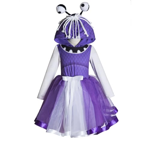 Disfraz Monster Inc Boo niña vestido tutu miniatura 1