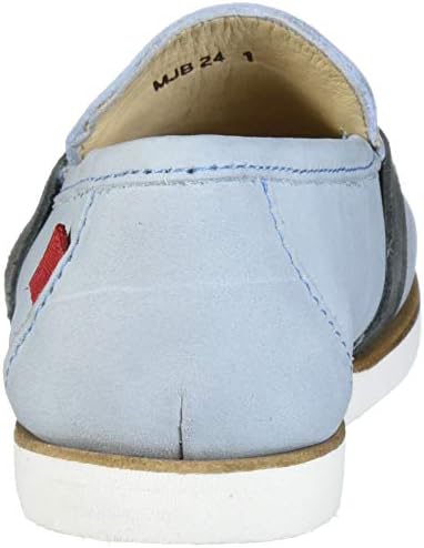 Marc Joseph New York Leather EVA Lightweight Technology Penny Loafer, Light Grey Nubuck, 10.5 US Unisex Little Kid | Image 2