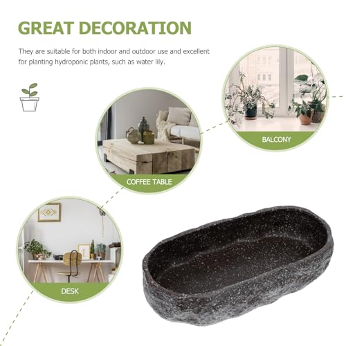 Pot céramique nénuphar étanche pour éviter les fuites sur le balcon