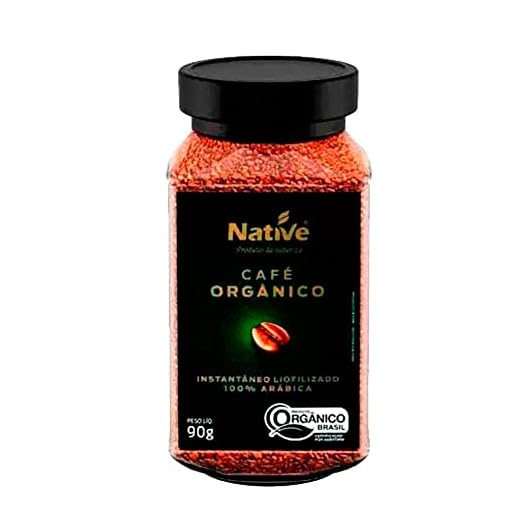 Native, Café Solúvel Liofilizado Orgânico 90g