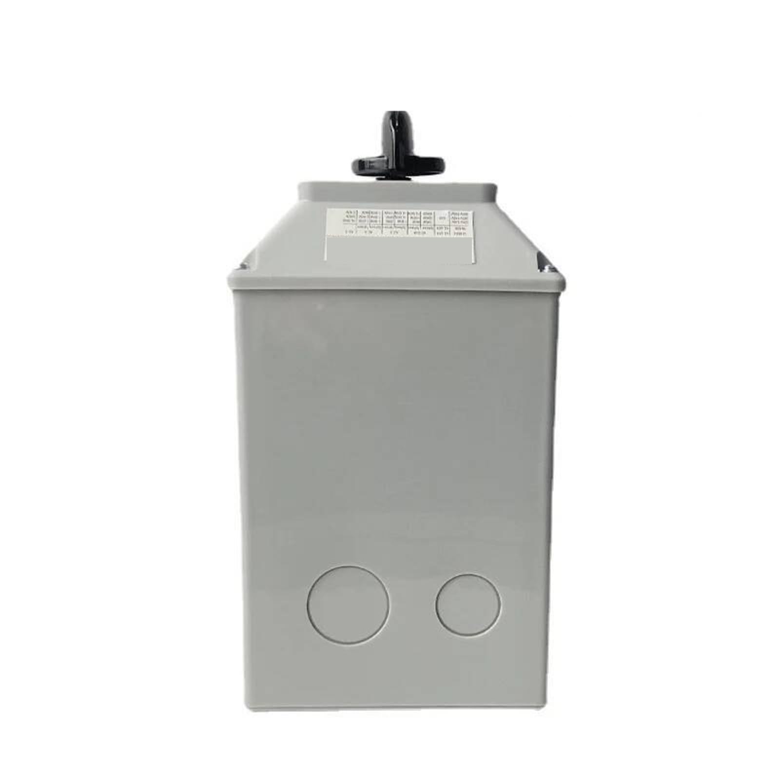 1 Uds LW26-63/5M interruptor de cámara de cambio 63A 5 polos eléctrico Selector giratorio de 3 posiciones con caja de cubierta protectora(01)