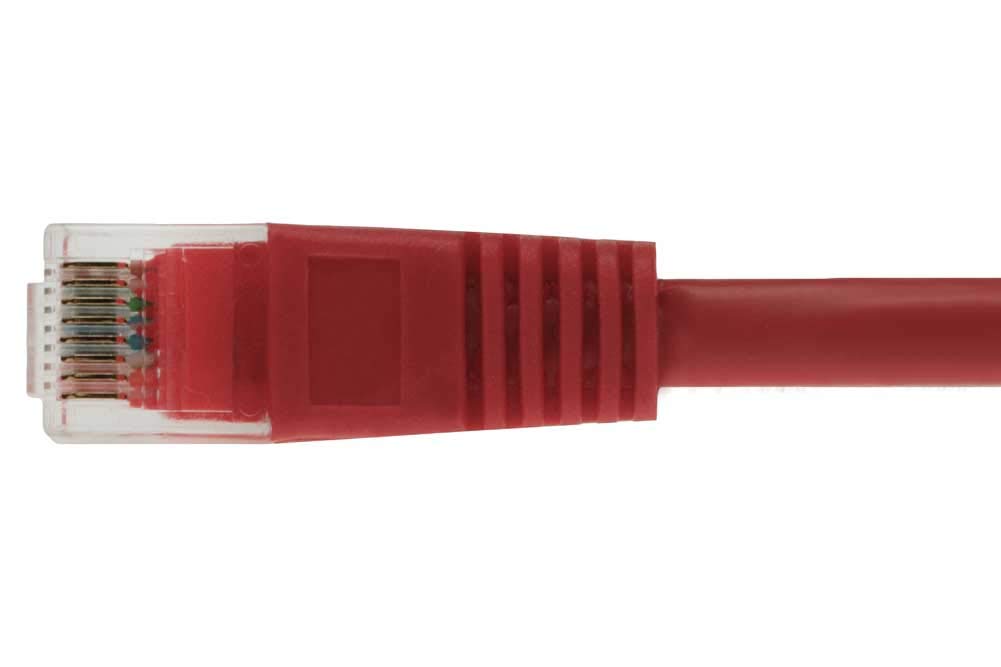 7ft Cat 5E Crossover UTP Ethernet Network Cable - Red