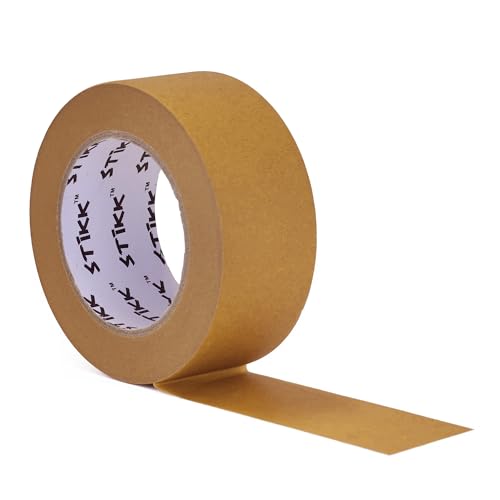 STIKK Painters Tape - 1pk Brown Painter Tape - 2 inch x 60 Yards - Paint Tape for Painting, Edges, Trim, Ceilings - Masking Tape for DIY Paint Projects - Residue-Free Painting Tape