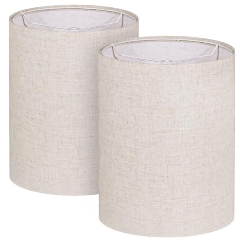 Tall Lamp Shades Set of 2, 10" Top X 10"