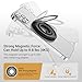 OPSO Magnetic Phone Ring Holder for MagSafe, 360 Degree Rotation Silicone Finger Ring Grip Stand Holder, Adjustable Kickstand, Compatible with iPhone 16 15 14 13 12/Pro/Max, Samsung and All Smartphone