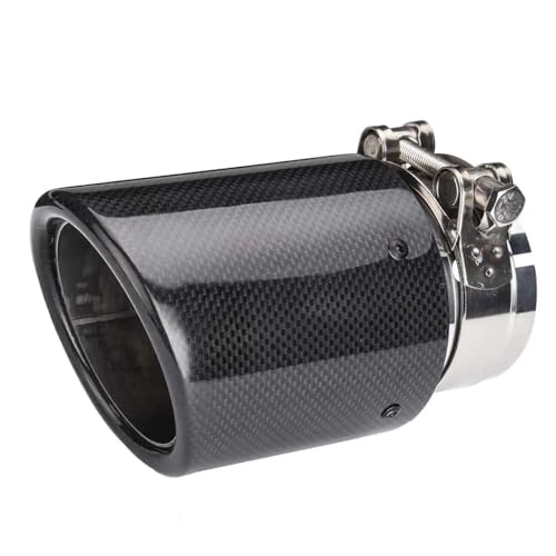 Tuyau d'échappement en carbone 80mm-101mm embout de queue auto en acier inoxydable