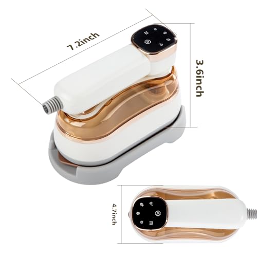 1200W Handheld steamer Dampfglätter Kabellos,Ferro Verticale Dampfglätter & Dampfreiniger für Kleidung | Bügel Dampfer Handheld mit Klappfunktion | Steamer für Reise Bügeln