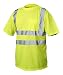 L&M Hi Vis T Shirt ANSI Class 3 Reflective Safety Lime Orange Short Long Sleeve HIGH VISIBILITY