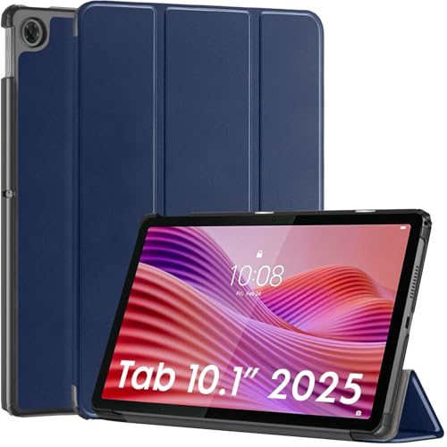 Image of Robustrion Cover for Lenovo Tab 10.1 inch 2025 Cover Case, Trifold Flip Cover Case for Lenovo Tab 10.1 inch Tablet Cover TB-311FU /311XU - Navy