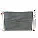 EGINCOOLER 4 Row Core Radiator for 1973-1991 Chevy GMC C/K Series Pickup & Trucks C10 C 20 C30 K10 K20 K30 Multiple V8 Models All Aluminum Radiator + 2 X 12
