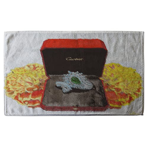 Serviette de bain cadeau pour elle en coton peigné douceur absolue