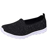 Genérico De Trabajo Zapatos Fascitis Plantar Bambas Mujer Zapatos Casuales de Mujer de de Verano Nuevo patrón de Malla Transpirable cómodo Ligero Antideslizante Sandalias Punta Cerrada (Grey, 42)