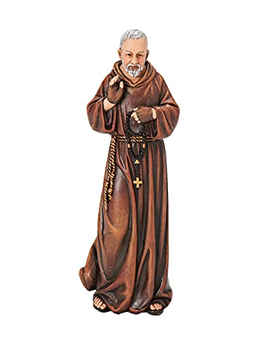 Joseph's Studio by Roman - Padre Pio Figure, for 6" Scale Renaissance Collection, 6" H, Resin and Stone Mix, Religious Gift, Decoration, Collection, Durable, Long Lasting