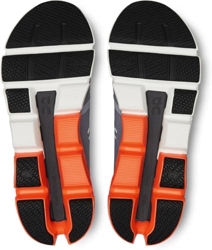 On On(オン) On Cloudflyer 4 Men's Running Shoes, Fossil/Flame, 25.0 cm