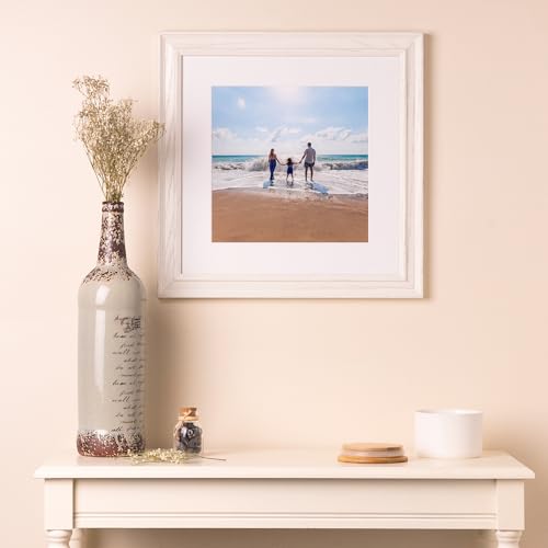 ArtToFrames 12x24 Inch White Picture Frame, This 1.5